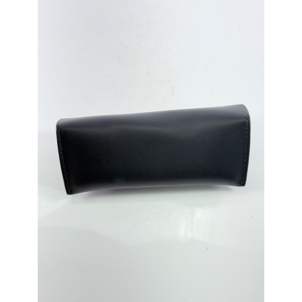 Carfia Since 1981 Black Faux Leather Eyeglass Sunglasses Case Snap Button - Picture 2 of 2